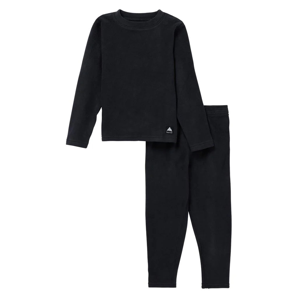 Burton Toddlers' Heavyweight Fleece Base Layer Set True Black