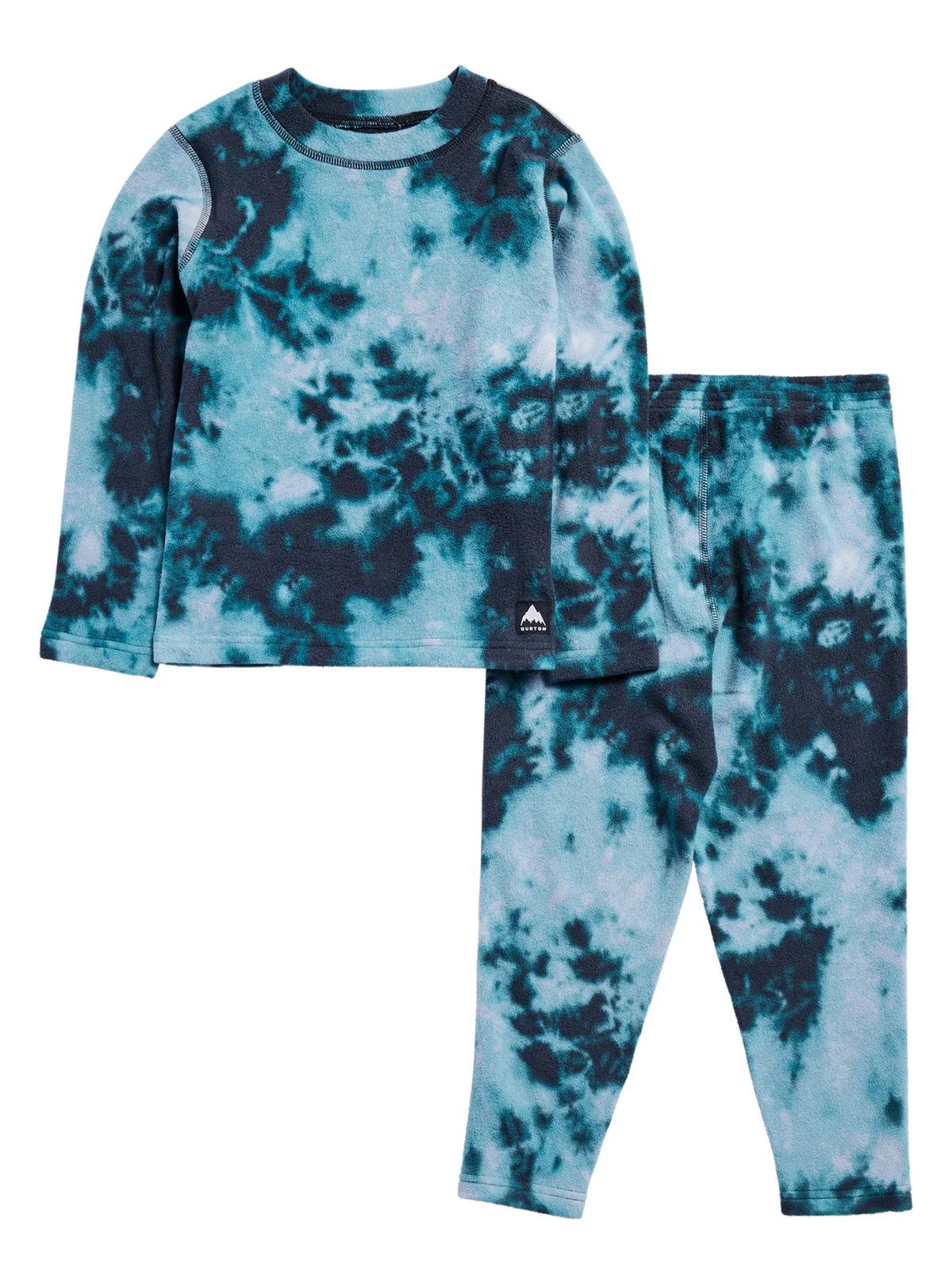 Burton Toddlers' Heavyweight Fleece Base Layer Set Crumple Dye