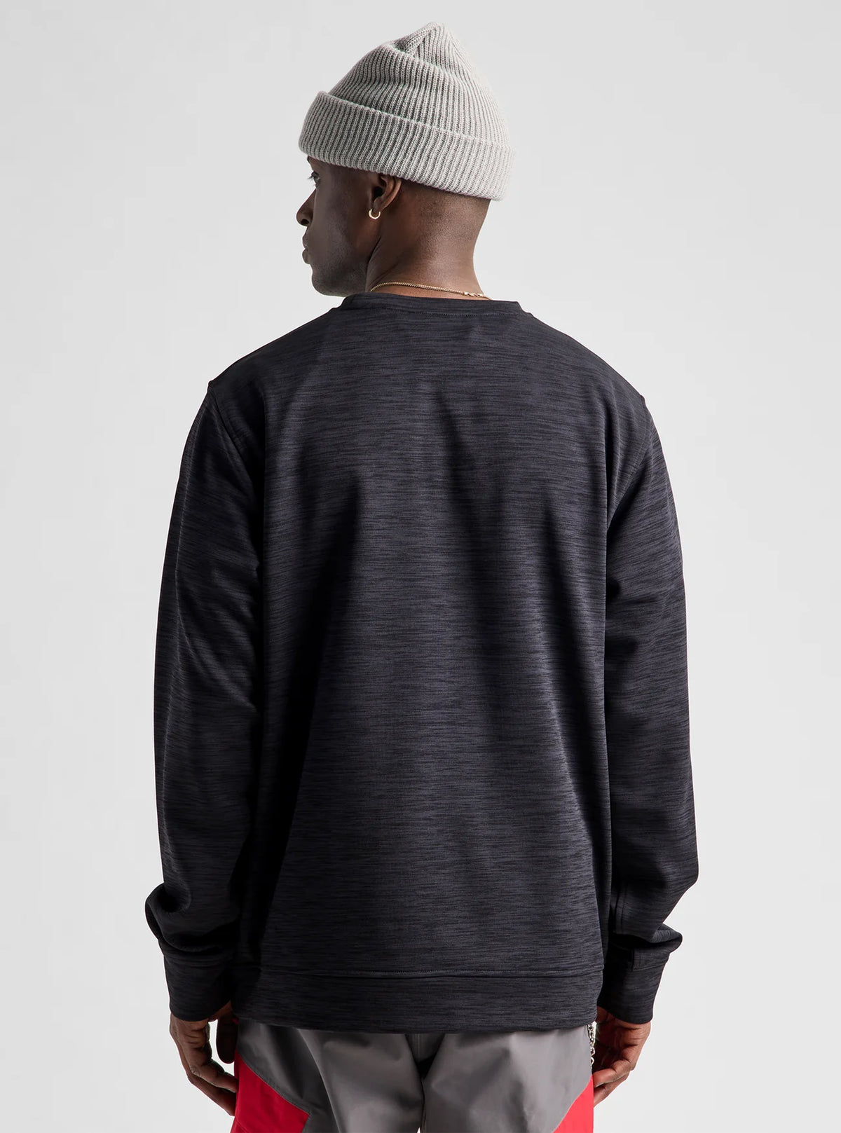Burton Men's Oak Crewneck Pullover True Black Heather