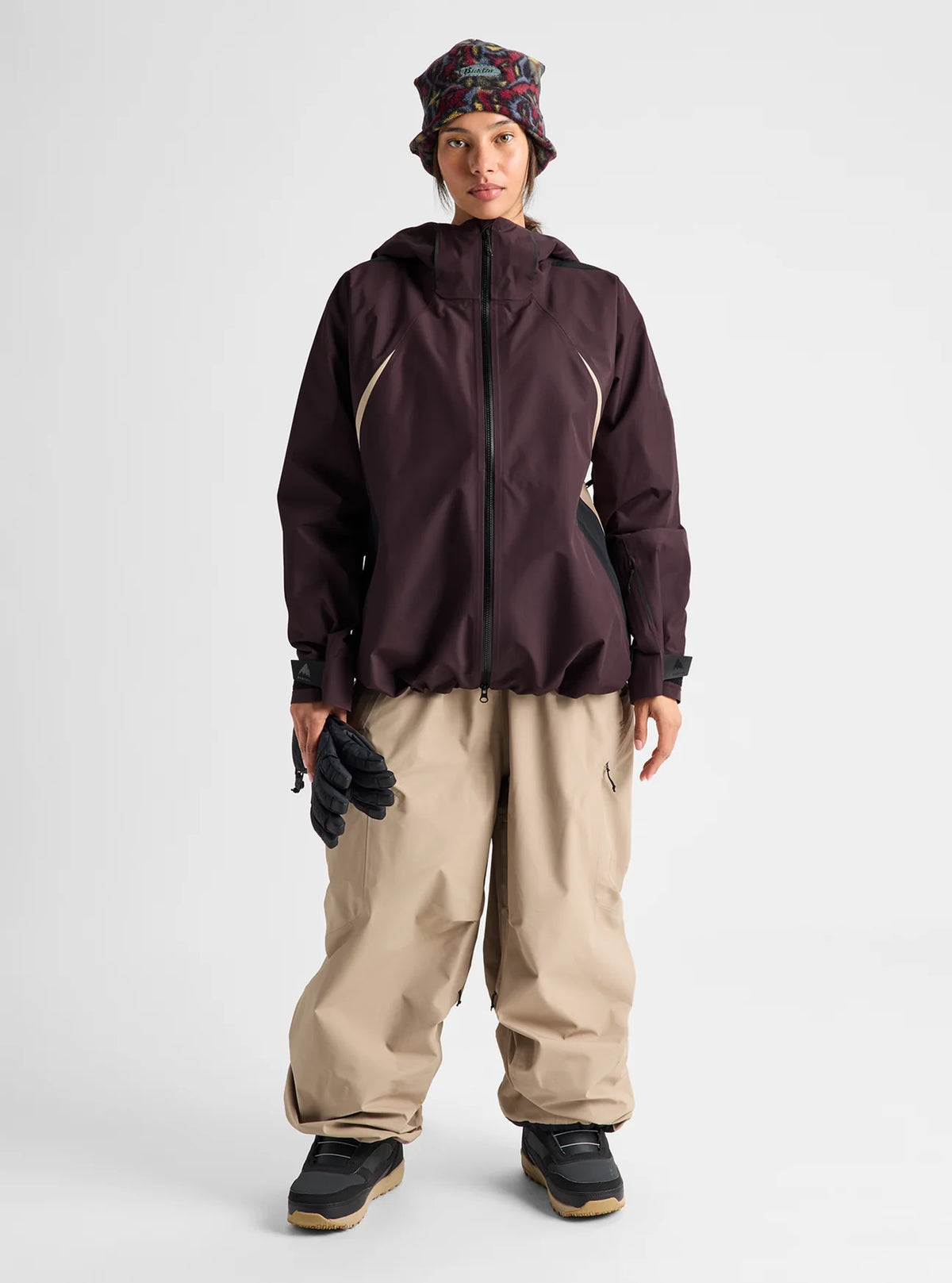 Burton Futuretrust 3L Jacket Bear Hug Brown / True Black / Summit Taupe
