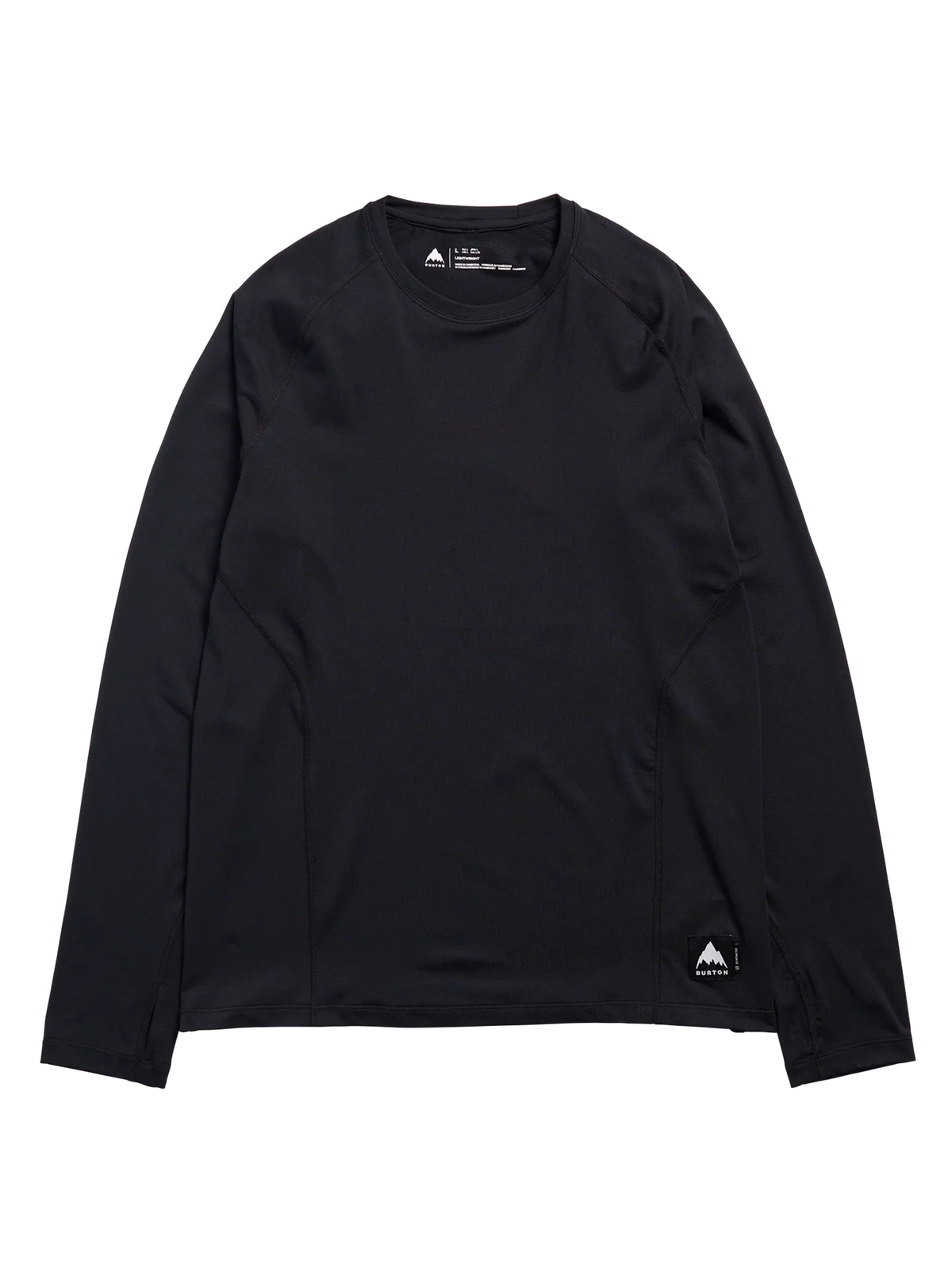 Burton Men's Lightweight Base Layer Crewneck True Black