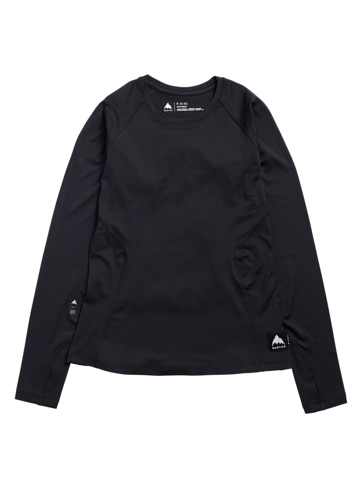 Burton Women's Lightweight Base Layer Crewneck True Black