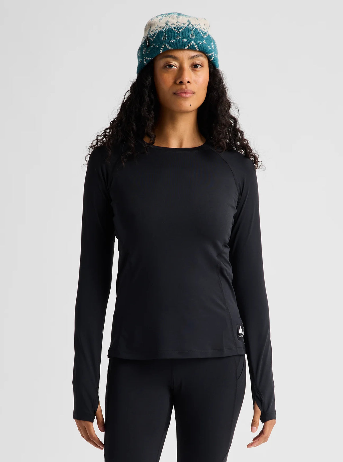 Burton Women's Lightweight Base Layer Crewneck True Black