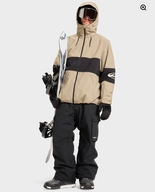 Quiksilver High in Hood Jacket Fallen Rock Black