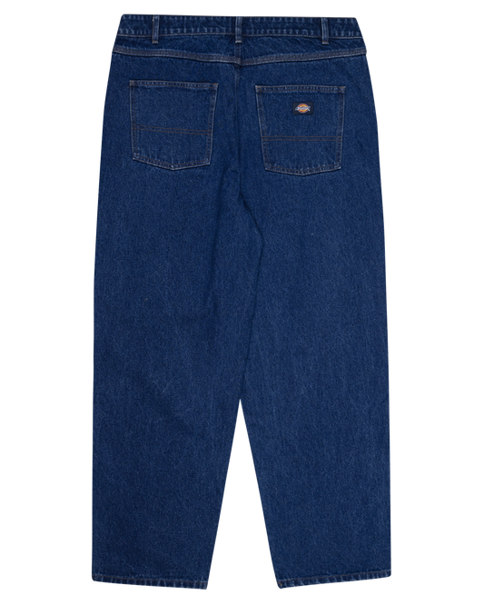 Dickies Baggy Jeans 5 Pocket Work Jeans Stone Washed Indigo