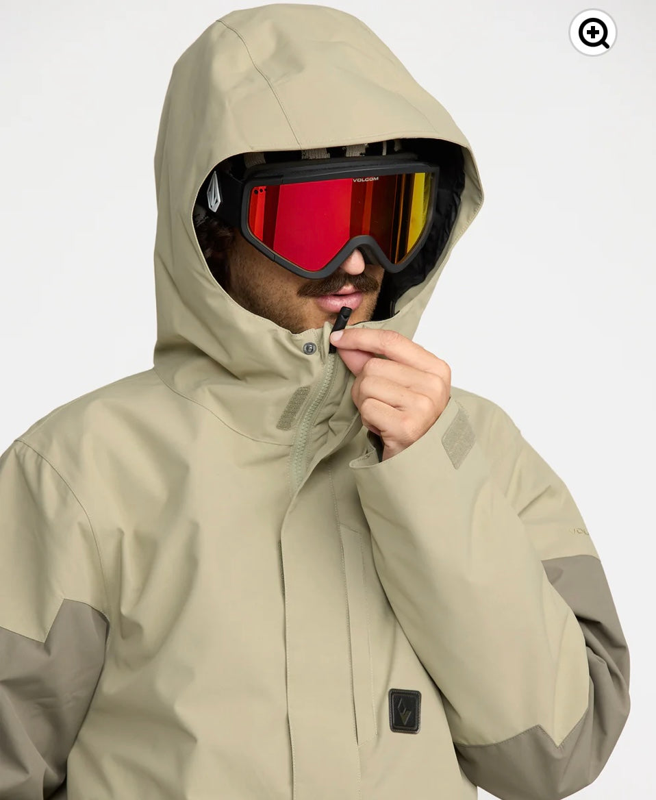Volcom Primry Mens Jacket Moss Green