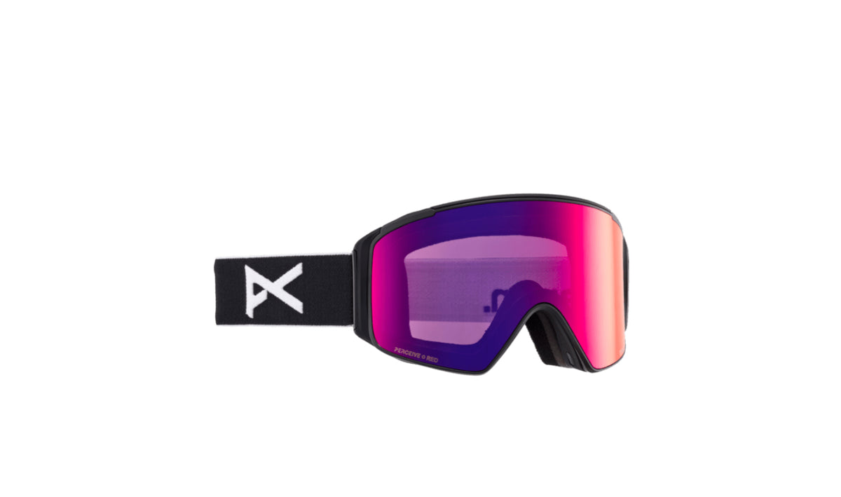 Anon M4.S Cylindrical Black Perceive Sunny Red + Cloudy Burst Goggles