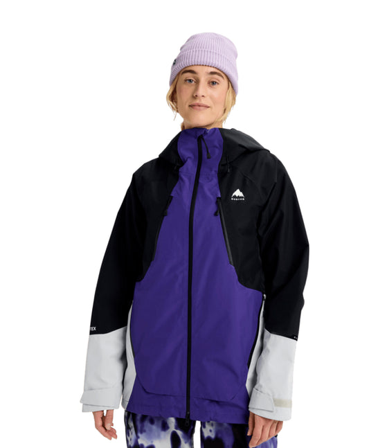 Burton Women’s Reserve GORE-TEX 2L Jacket Prism Violet/True Black/Gray Cloud 2026