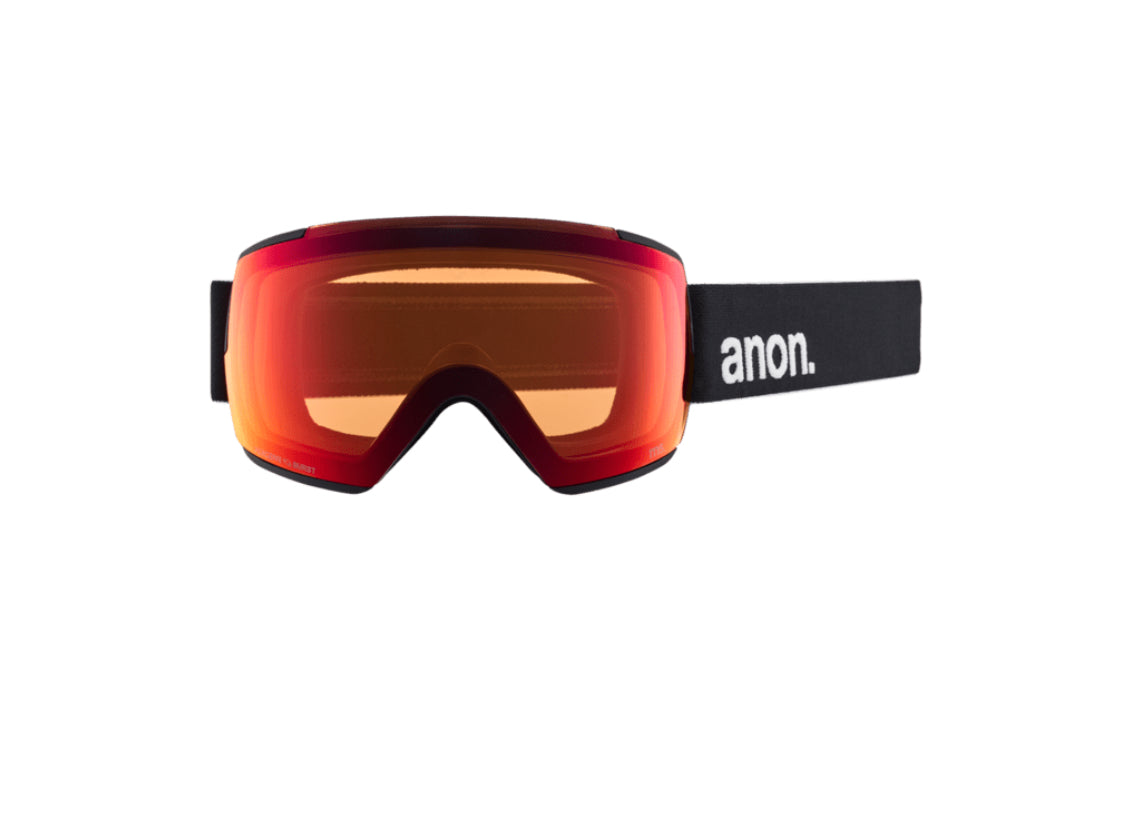 Anon M5 Black Perceive Sunny Red + Cloudy Burst Goggles