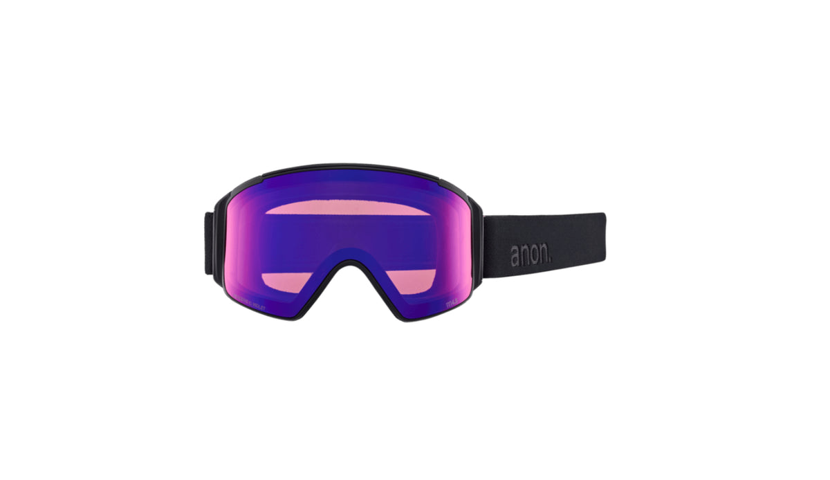 Anon M4.S Cylindrical Smoke Perceive Sunny Onyx + Variable Violet Goggles