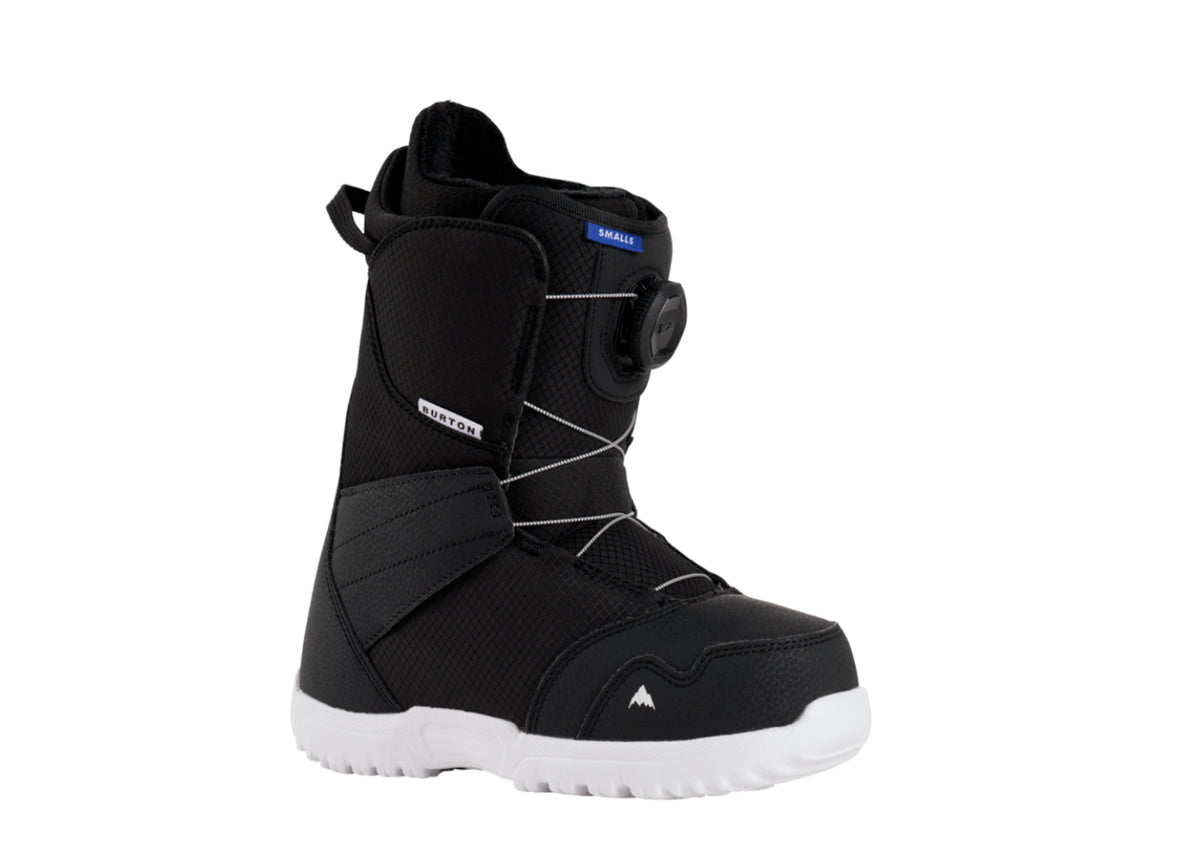 Burton Kids’ Smalls BOA Snowboard Boots Black 2026