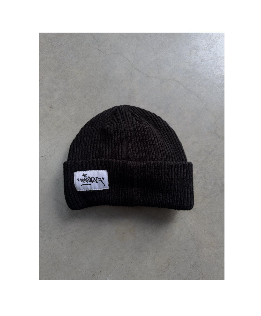 Whiteroom x Amigoz The Peak Beanie Black