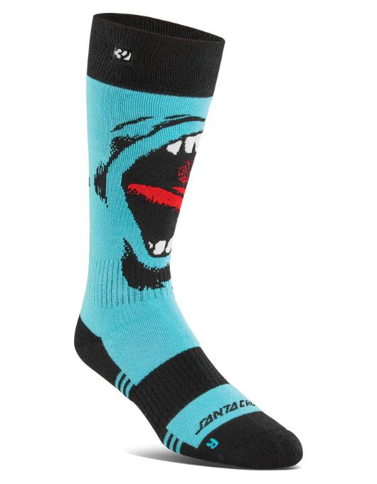 Thirty Two 32 Santa Cruz Sock Blue