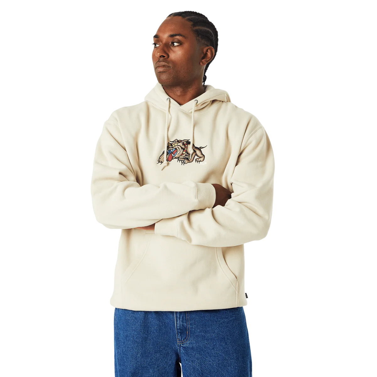 HUF Bledsoe Hoodie Stone