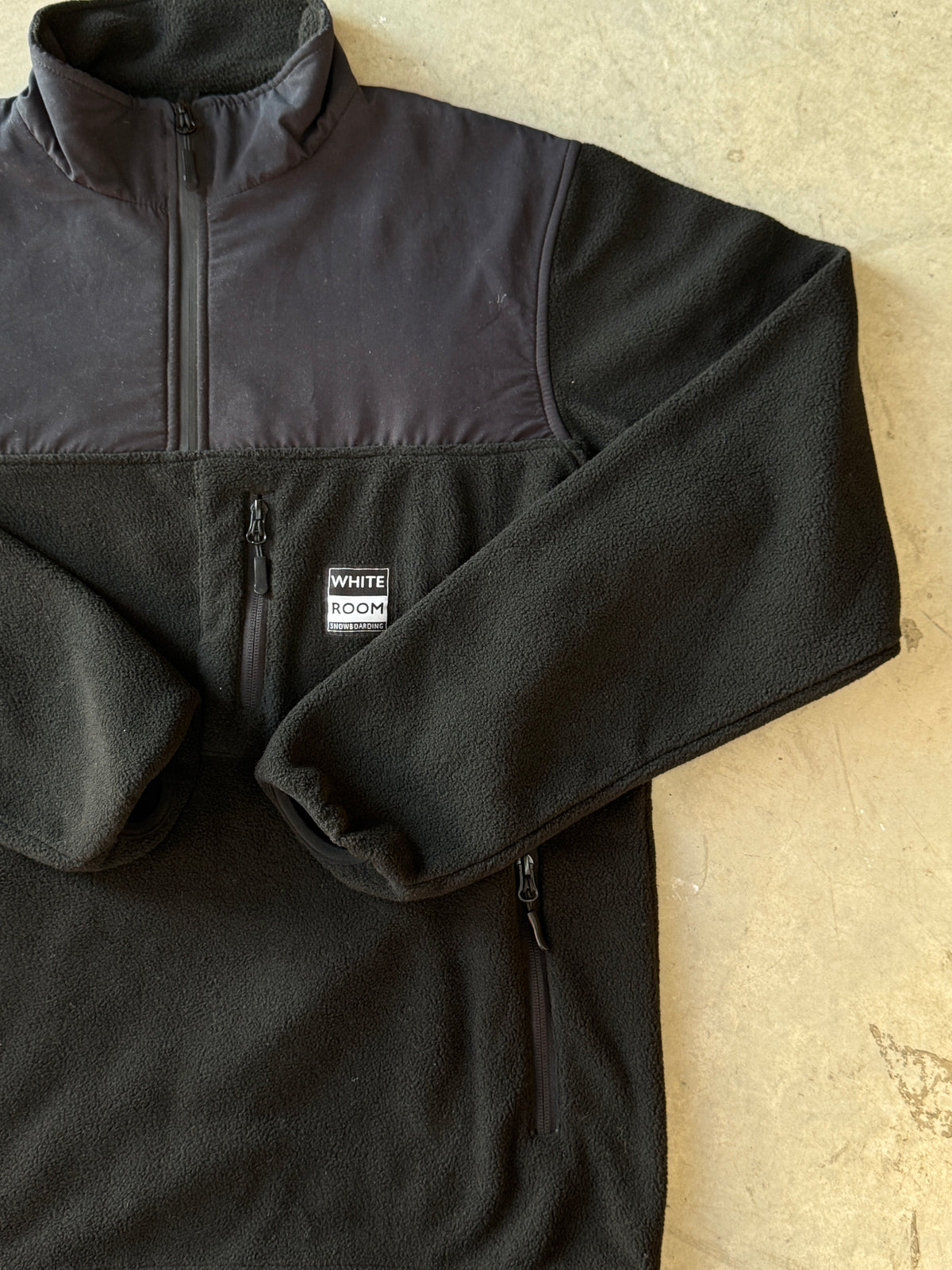 Whiteroom Midweight Fleece Black