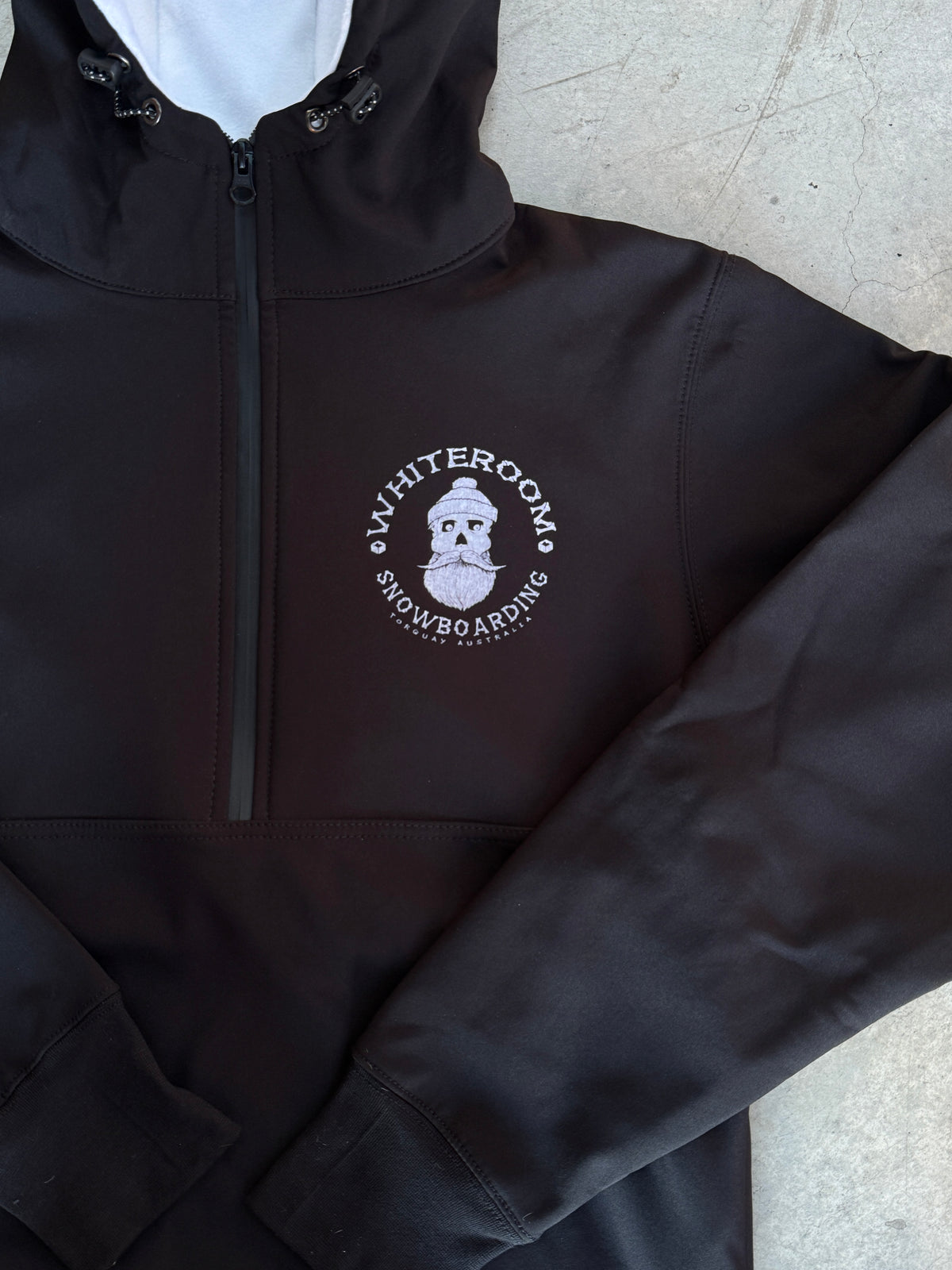 Whiteroom Bonded Anorak Hood Black