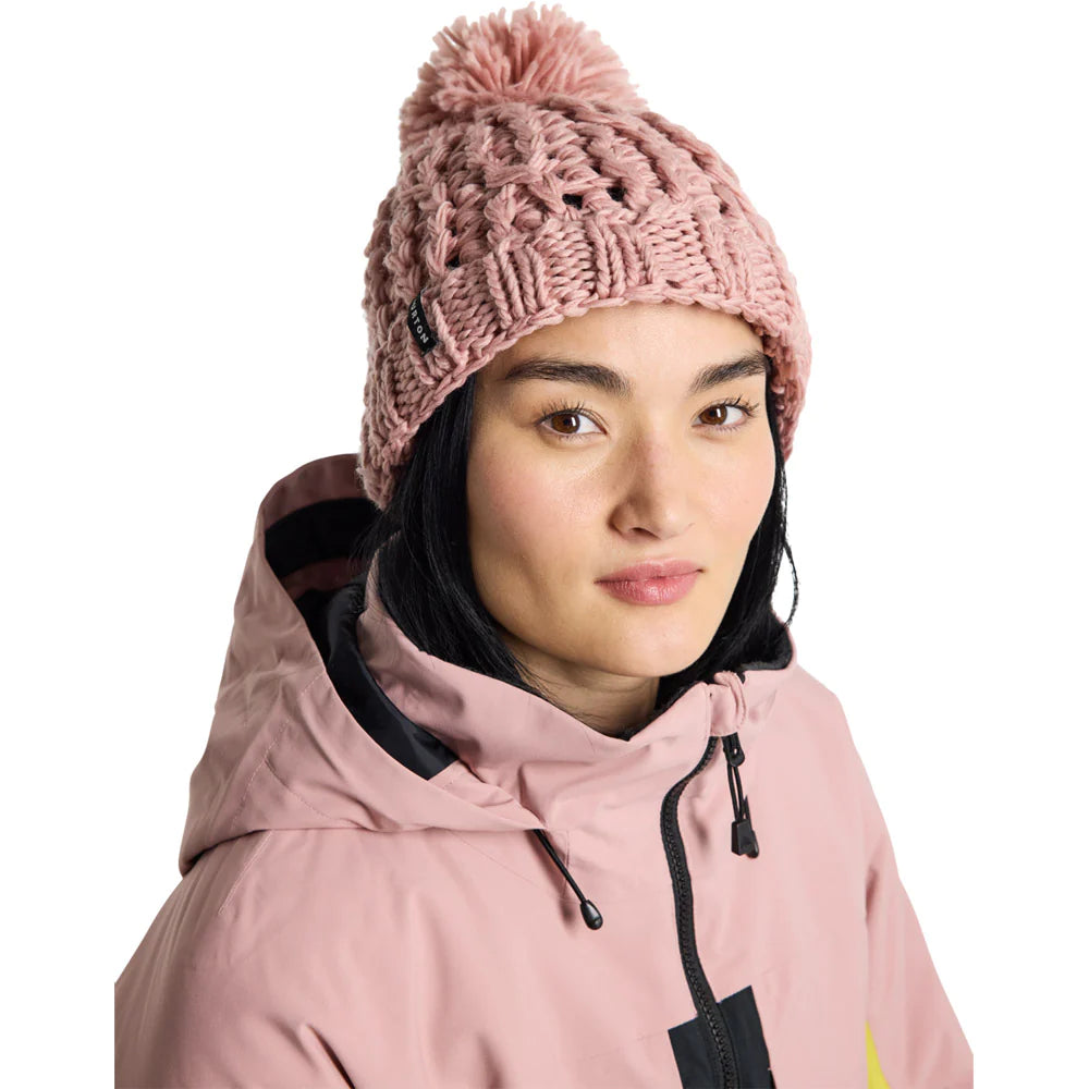 Burton Womens Recycled Kismet Beanie Powder Blush