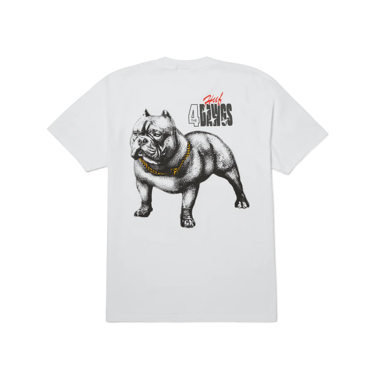HUF 4 The Dawgs Tee White