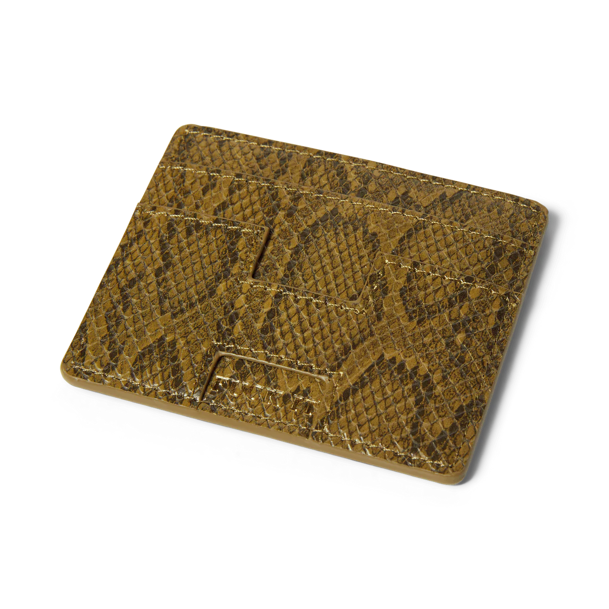 HUF F*ck It Snakeskin Cardholder Green
