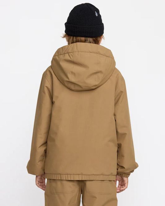 Volcom Youth Chaos Fullzip Jacket Bronze