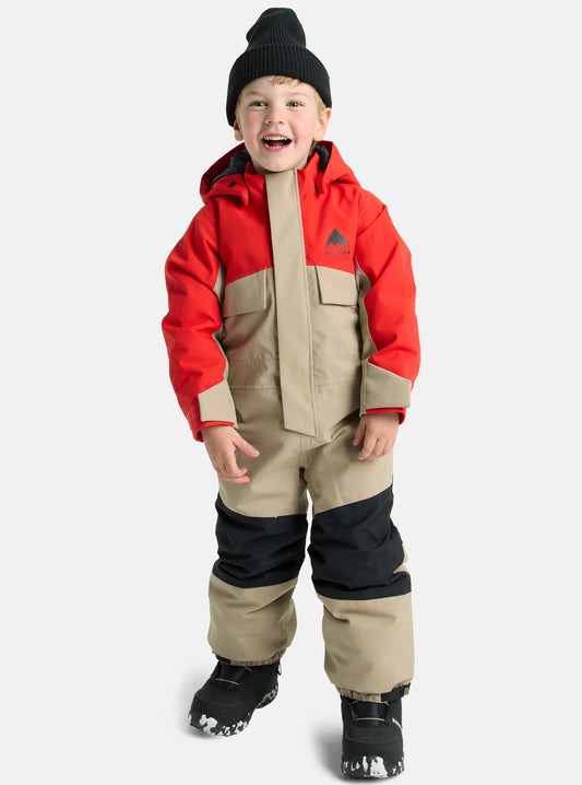 Burton Toddlers’ 2L One Piece Flame Scarlet / Summit Taupe