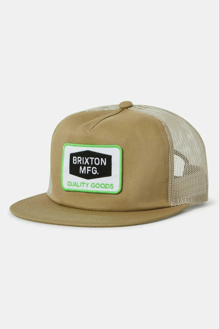 Brixton Neon Fallbrook HP Snapback Khaki/Green/Khaki