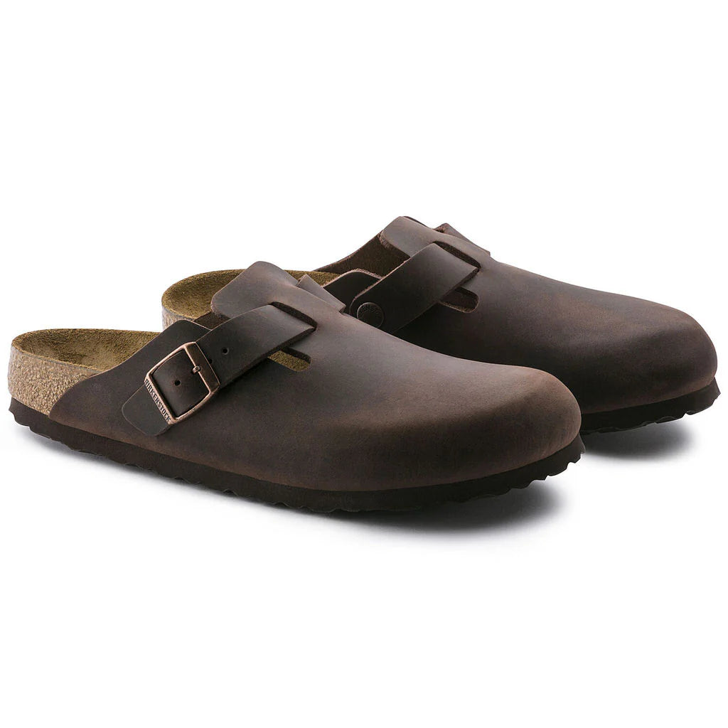 Birkenstock Boston Habana Oiled Leather Clog