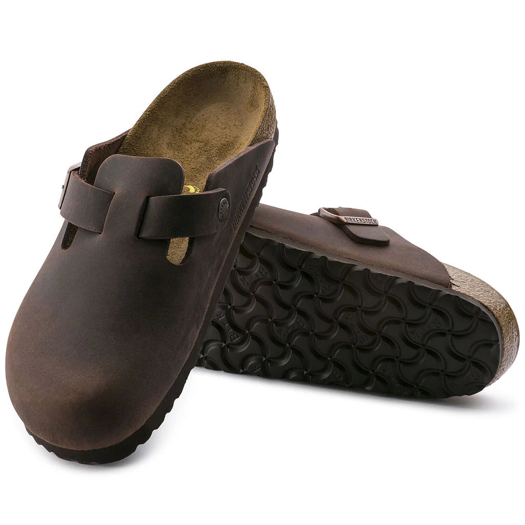 Birkenstock Boston Habana Oiled Leather Clog