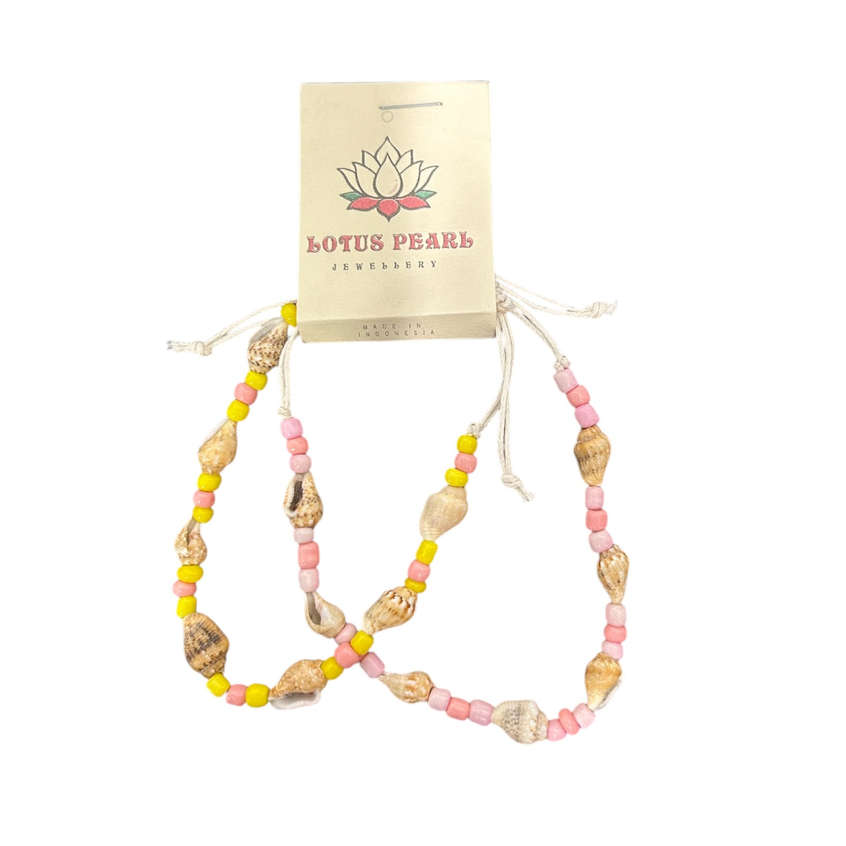 Lotus Pearl Rosie Shell Bracelet Set