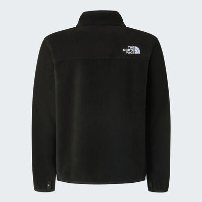 North Face Teen Glacier Polar Fleece Full Zip Black