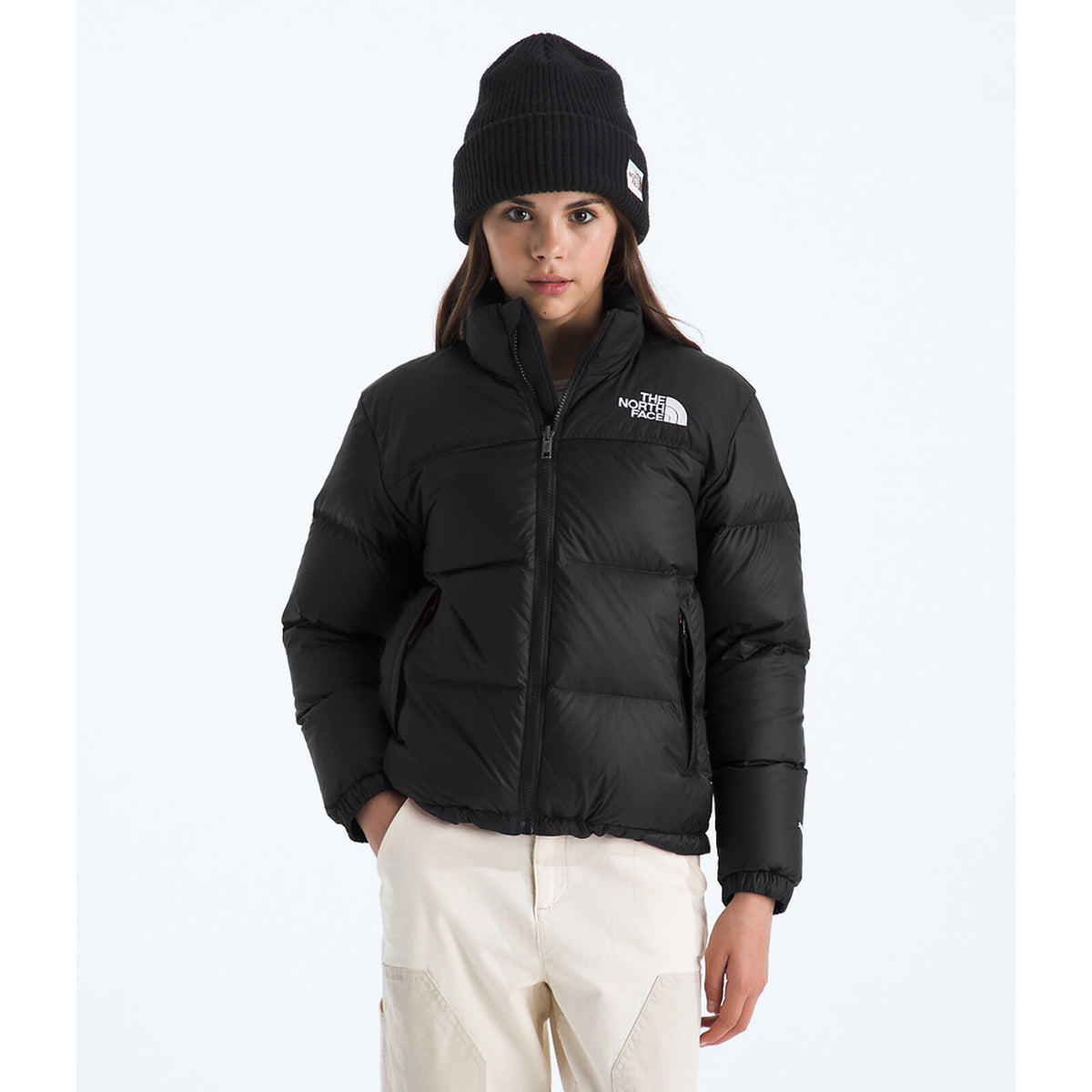 North Face Teen 1996 Retro Nuptse Jacket Black