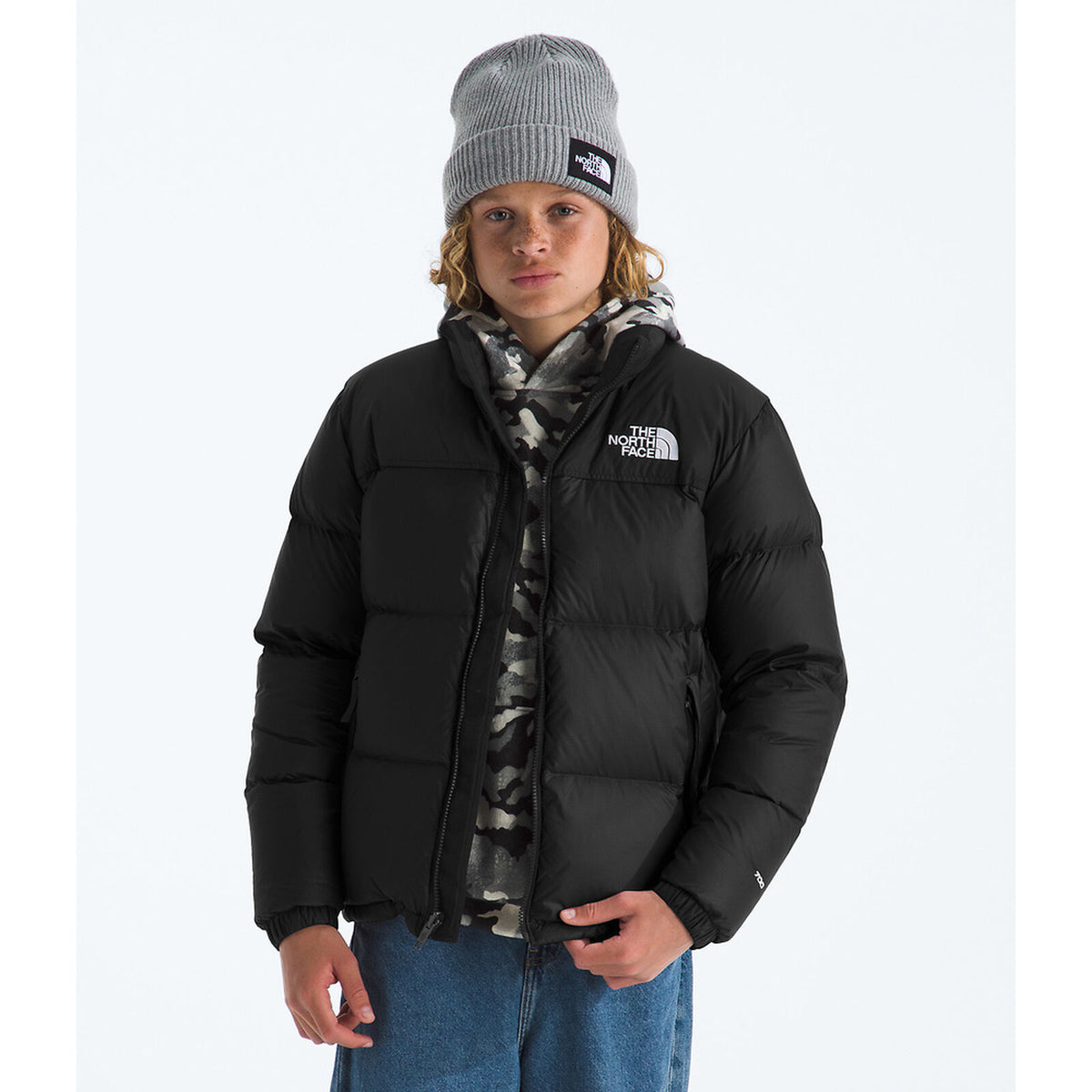 North Face Teen 1996 Retro Nuptse Jacket Black