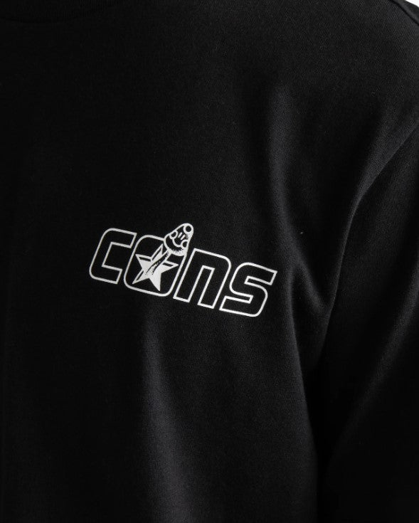 Converse Skeleton Grip T-Shirt Black
