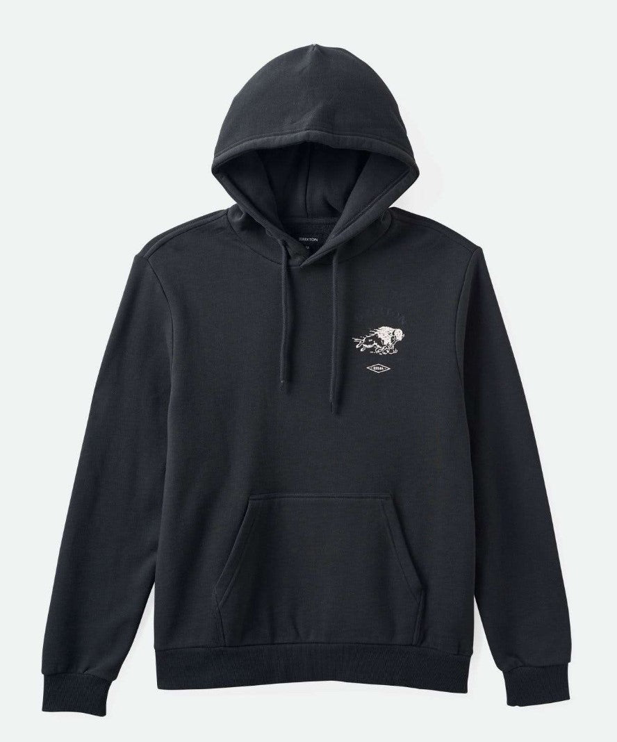 Brixton Charging Buffalo Hood Washed Black