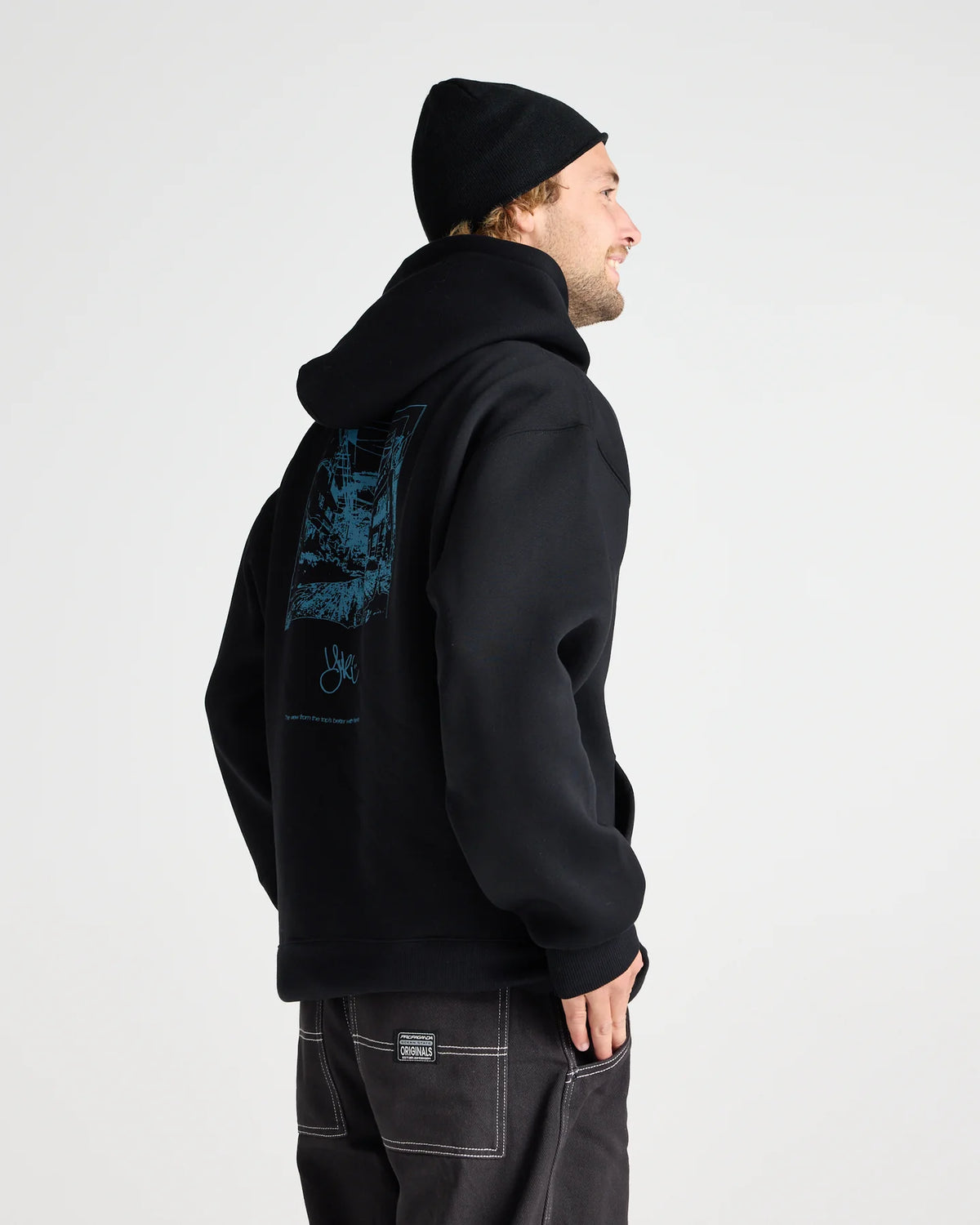 Yuki Threads Hot Lap Hoodie Black