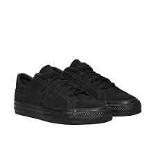 Cons One Star Pro Premium Skate Shoe Black/Black