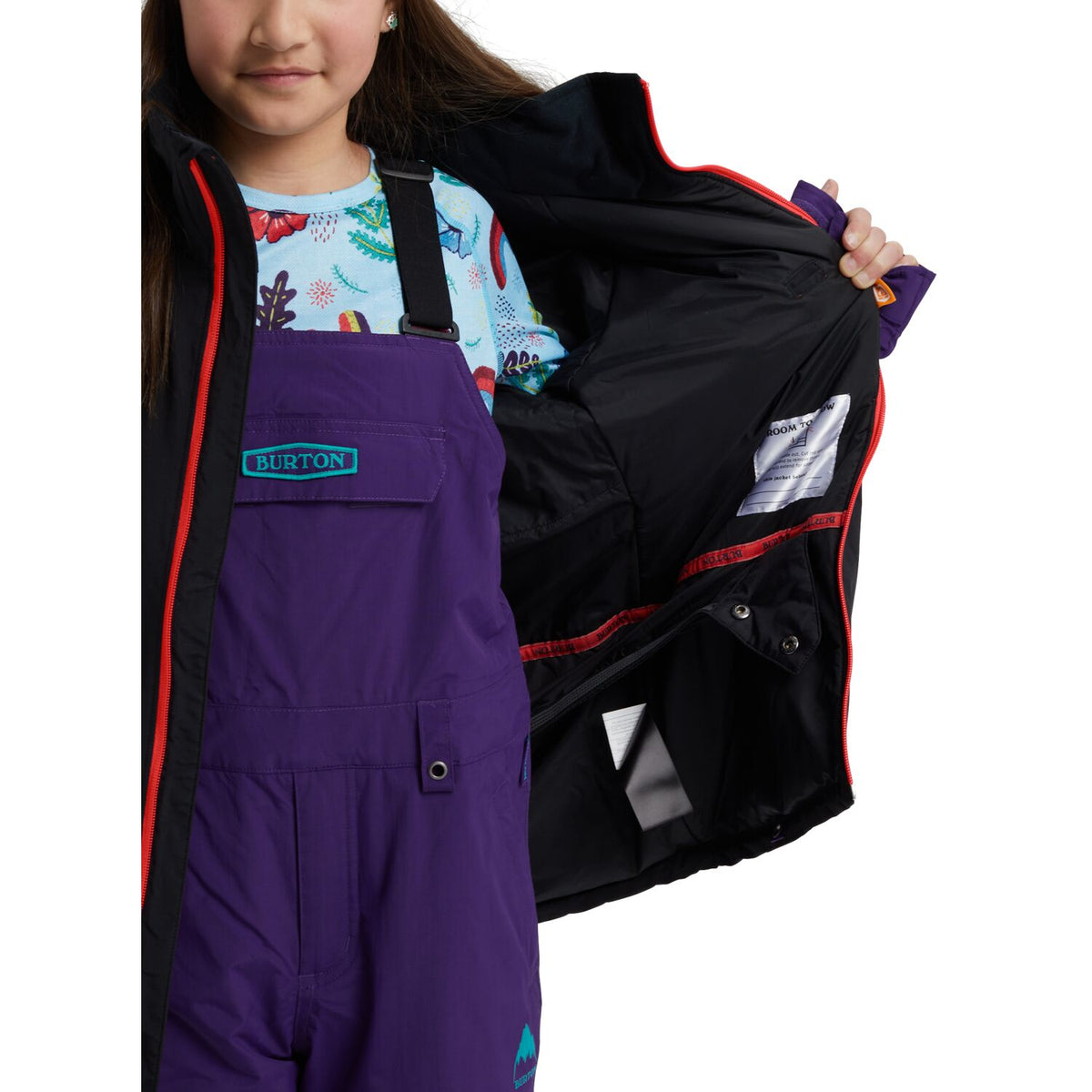 Burton Hart Snowboard Jacket True Black/Rainbow