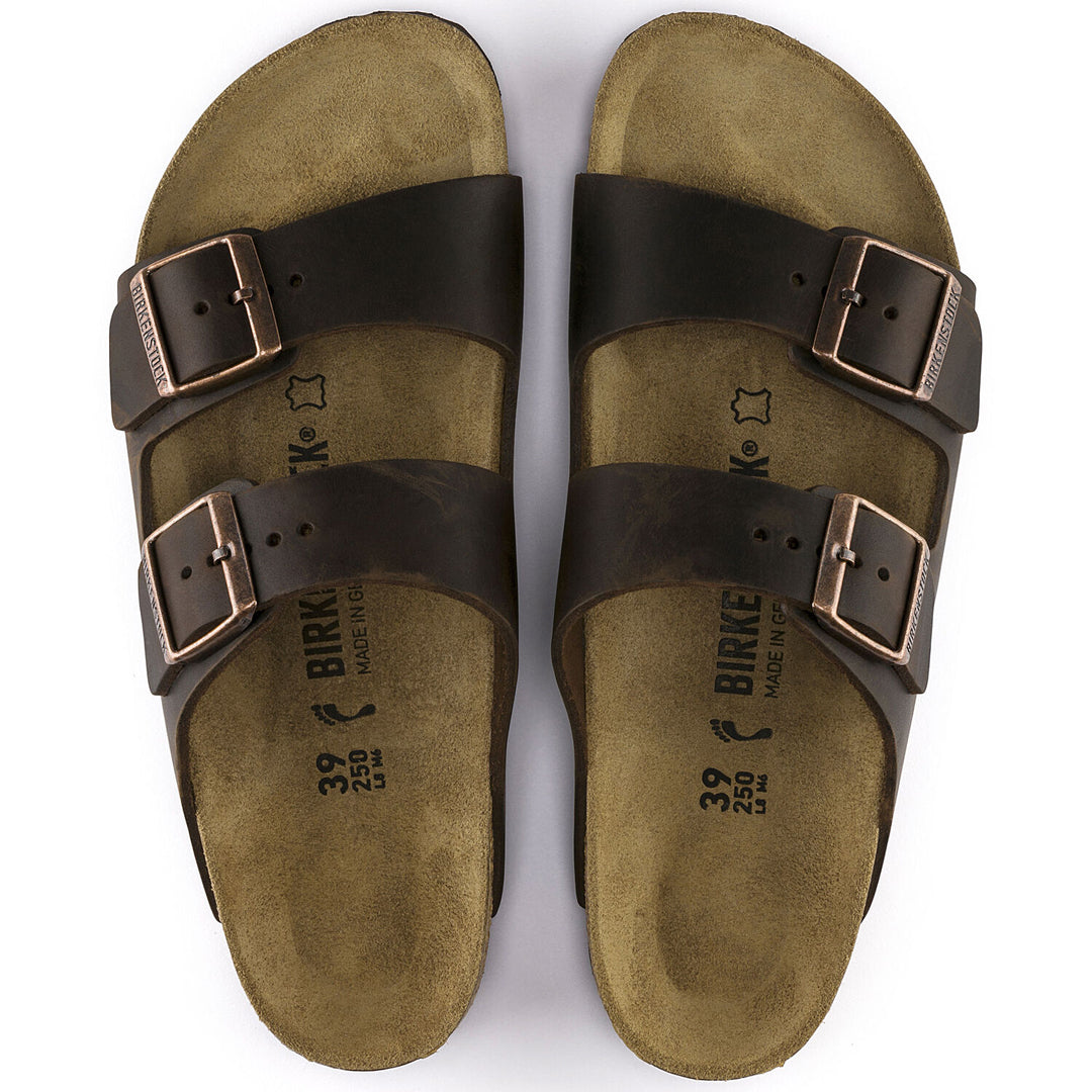 Birkenstock Arizona Habana Oiled Leather Sandals