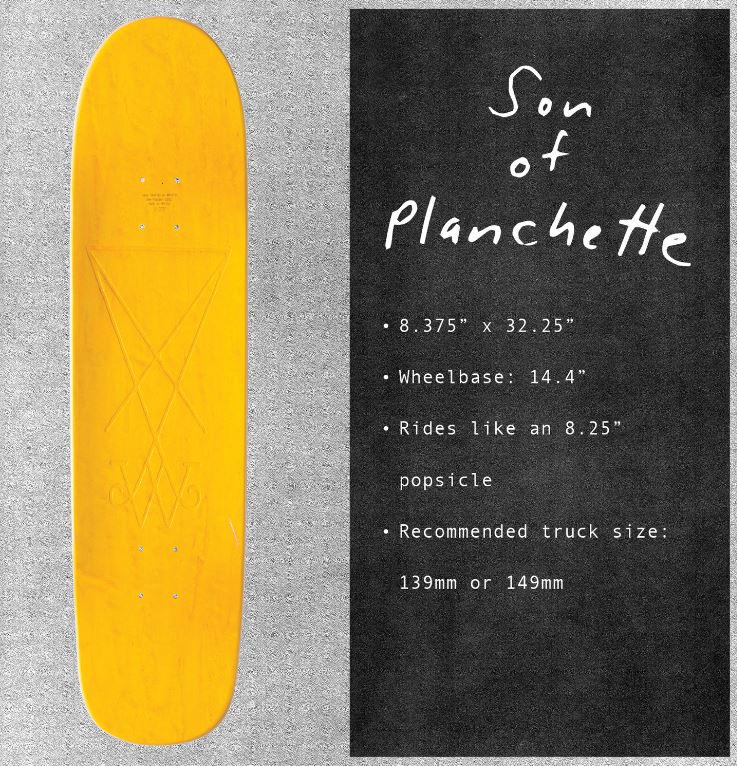 Welcome Loris Loughlin on Son Of Planchette Skateboard Deck