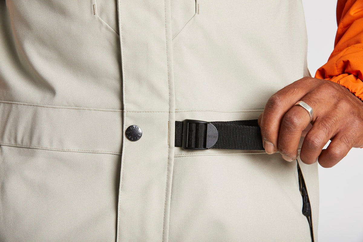 Airblaster Stretch Krill Bib Sand – Whiteroom Snow - Main Image