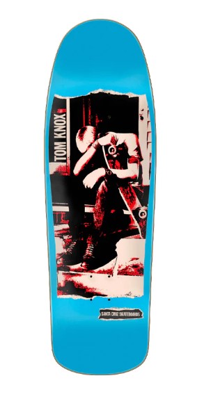 Santa Cruz Knox Punk Reissue Blue Skateboard Deck