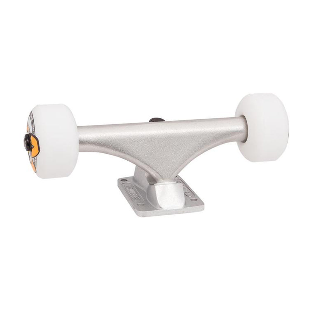 Bullet Trucks & Oj 53mm Wheels Silver/White