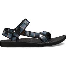 Teva Mens Original Universal Black Peaks Black Sandals