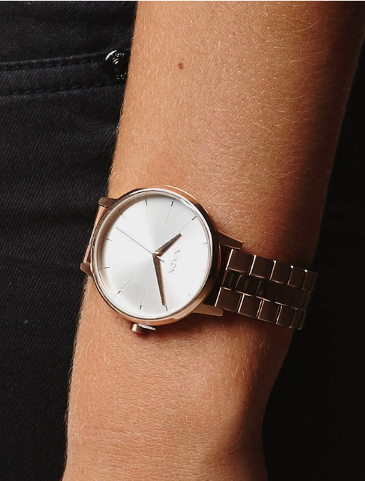 Nixon Kensington Rose Gold/White