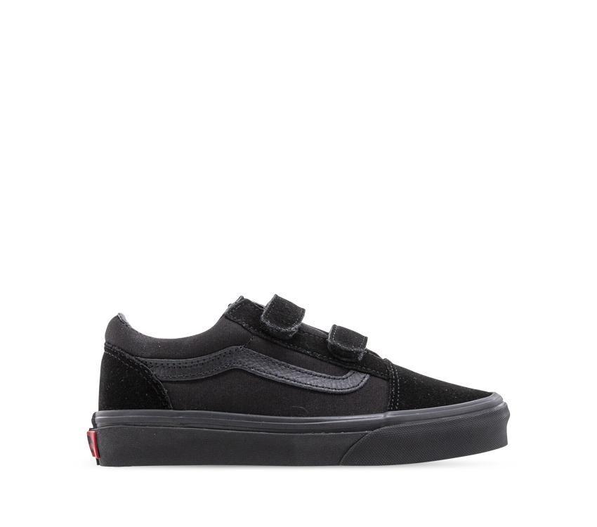 Vans Youth Old Skool V Black/Black Shoes