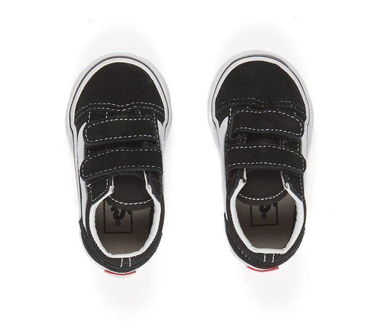 Vans Toddler Old Skool V Black/White Shoes