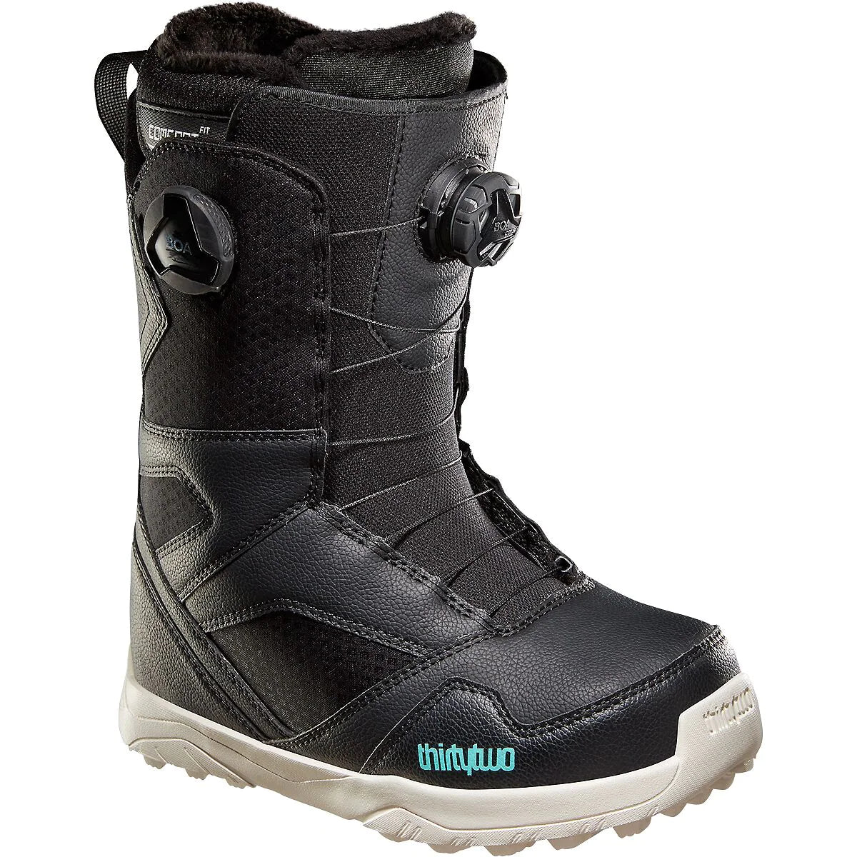 Thirty Two 32 Womens STW Double Boa Black