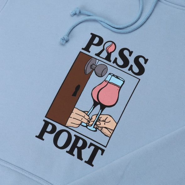 PASS~PORT What U Think U Saw Hoodie Light Blue