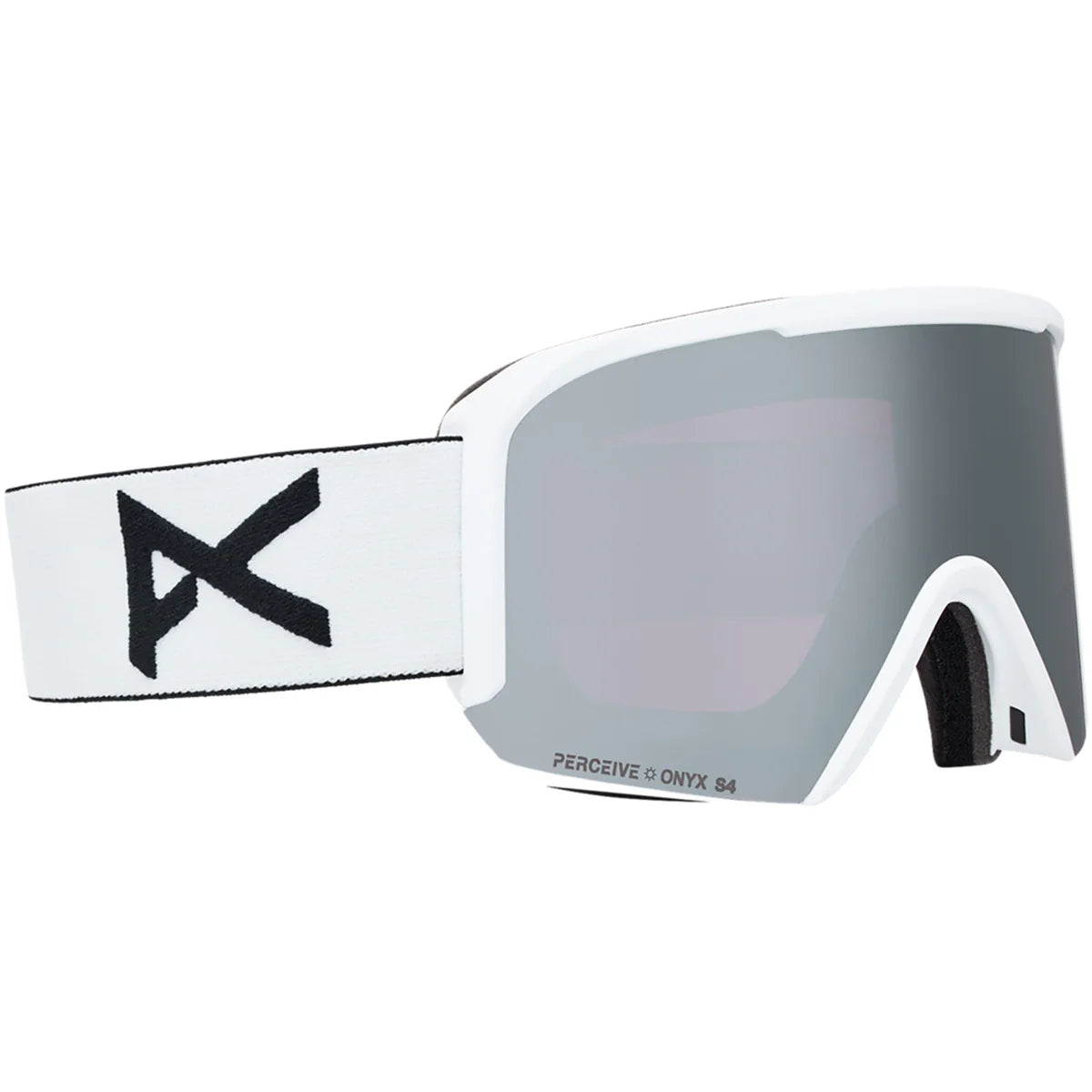 Anon Nesa White Perceive Sunny Onyx Lens + Perceive Cloudy Burst Goggles