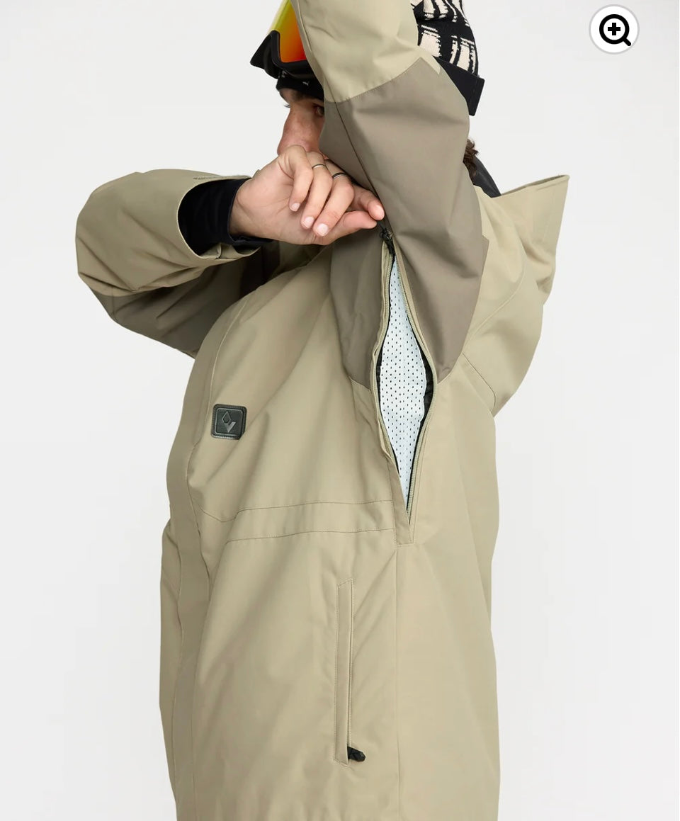 Volcom Primry Mens Jacket Moss Green